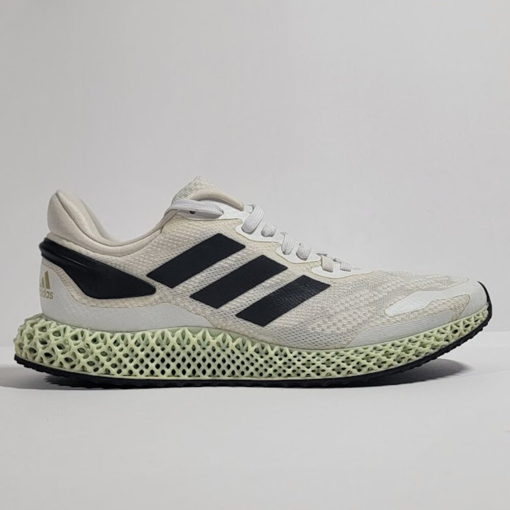 Adidas 4D Run 1.0 Women’s 8.5 / Men’s 7 White Black Signal Green EG6294